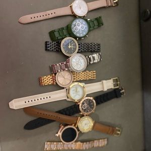 Michael kors and fossil watches